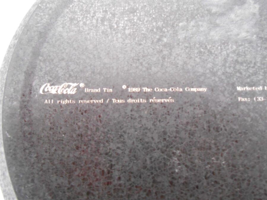 1988 Coca Cola Blechdose Vintage 13 cm Durchmesser