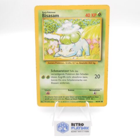 1999 Pokémon BISASAM 44/102 Base Set DE Vintage Karte