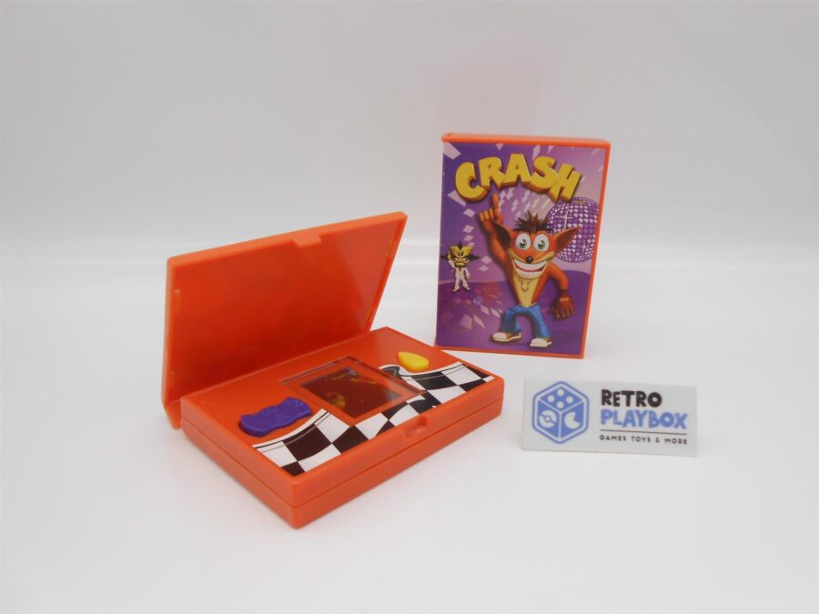 2 CRASH Bandicoot McDonald's Happy Meal Video Game Handheld |guter Zustand