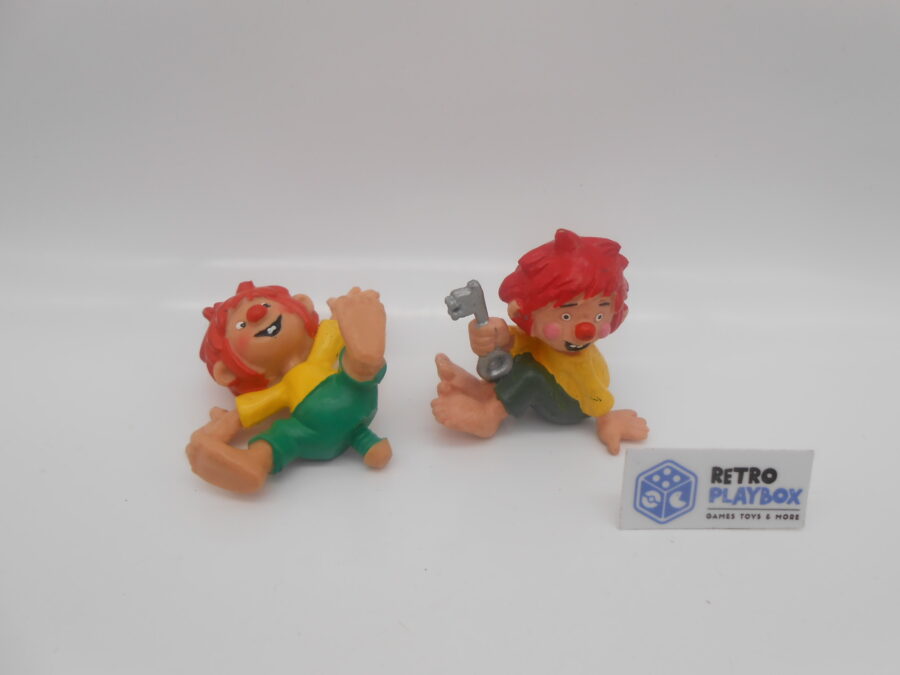 2 PUMUCKL Figuren Bully 80er Jahre Sammelfigur Meister Eder Vintage 5cm