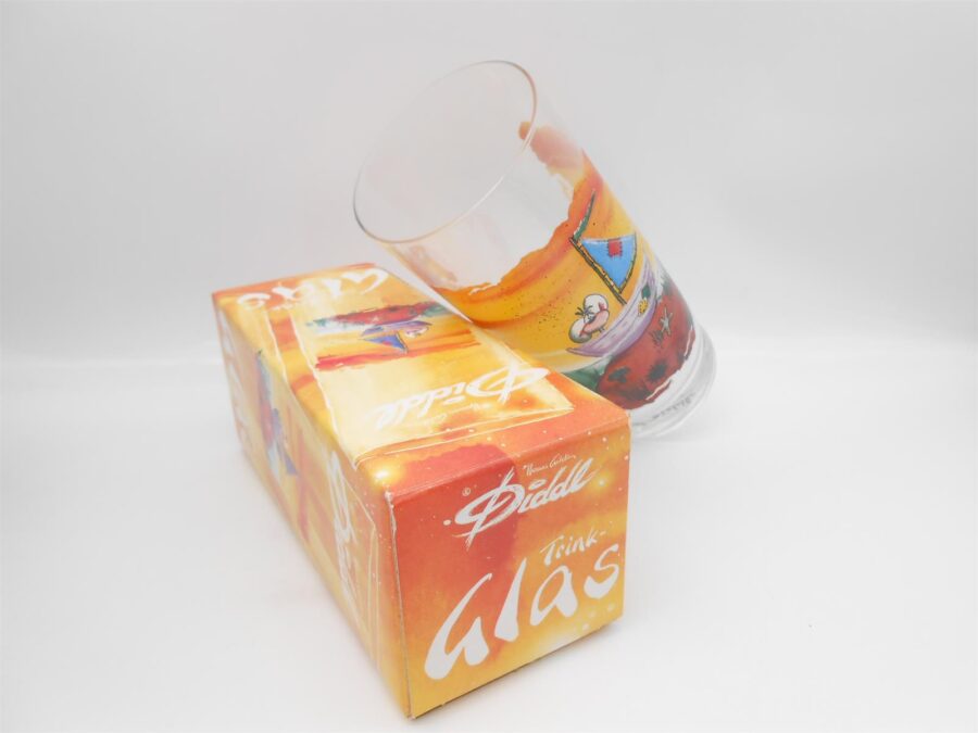 2x DIDDL Vintage Gläser mit OVP! Trinkglas Top Zustand Retro 90er