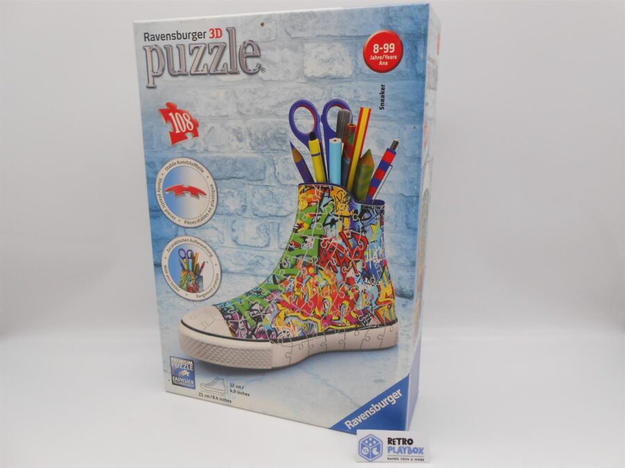 3D Sneaker Puzzle Graffiti Style von Ravensburger (komplett) 108 Teile