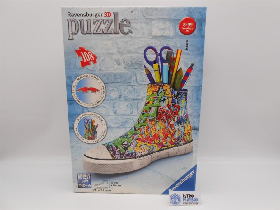 3D Sneaker Puzzle Graffiti Style von Ravensburger (komplett) 108 Teile