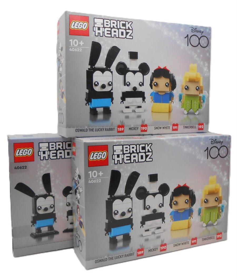 3x Lego Brickheadz 40622 100-jähriges Disney-Jubiläum - Neu & OVP!