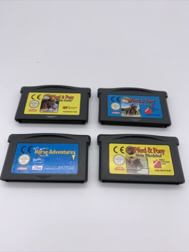 4 Pferd & Pony Spiele - Nintendo Gameboy Advance Zustand: Sehr gut