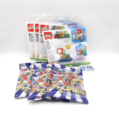 4x LEGO 30385 & 3x PLAYMOBIL 9146 Super Mario / Bundle Überraschungstüten