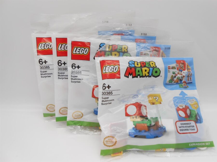 4x LEGO 30385 & 3x PLAYMOBIL 9146 Super Mario / Bundle Überraschungstüten