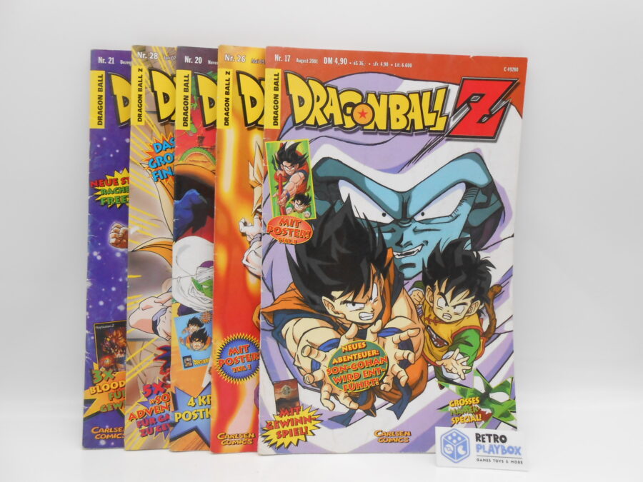 5 DRAGON BALL Z Carlsen Comics mit Poster Retro 2002 Kult