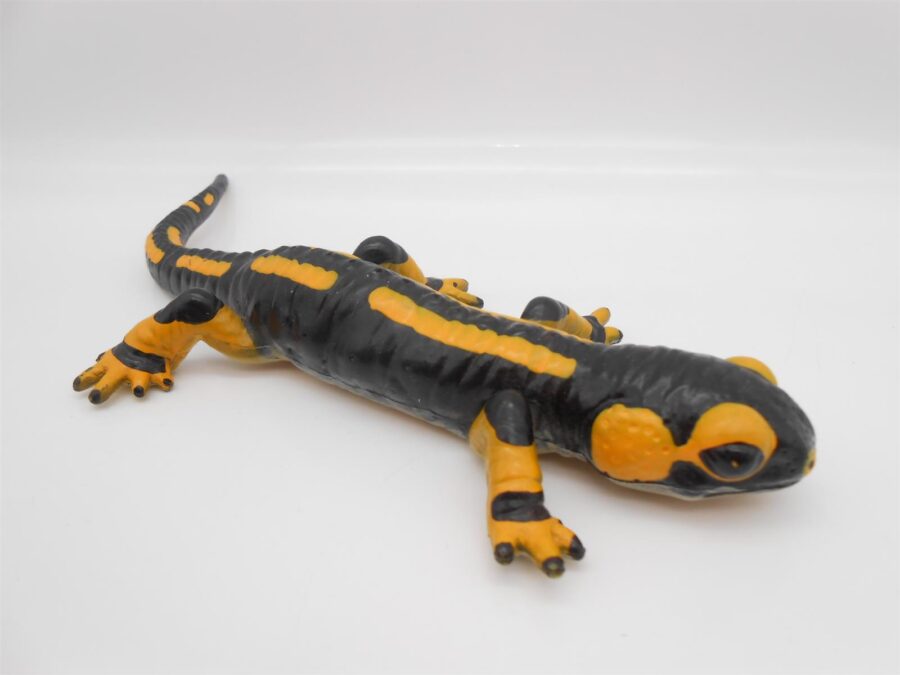 5 SALAMANDER Werbefiguren LURCHI - verschiedene Generationen Sammler