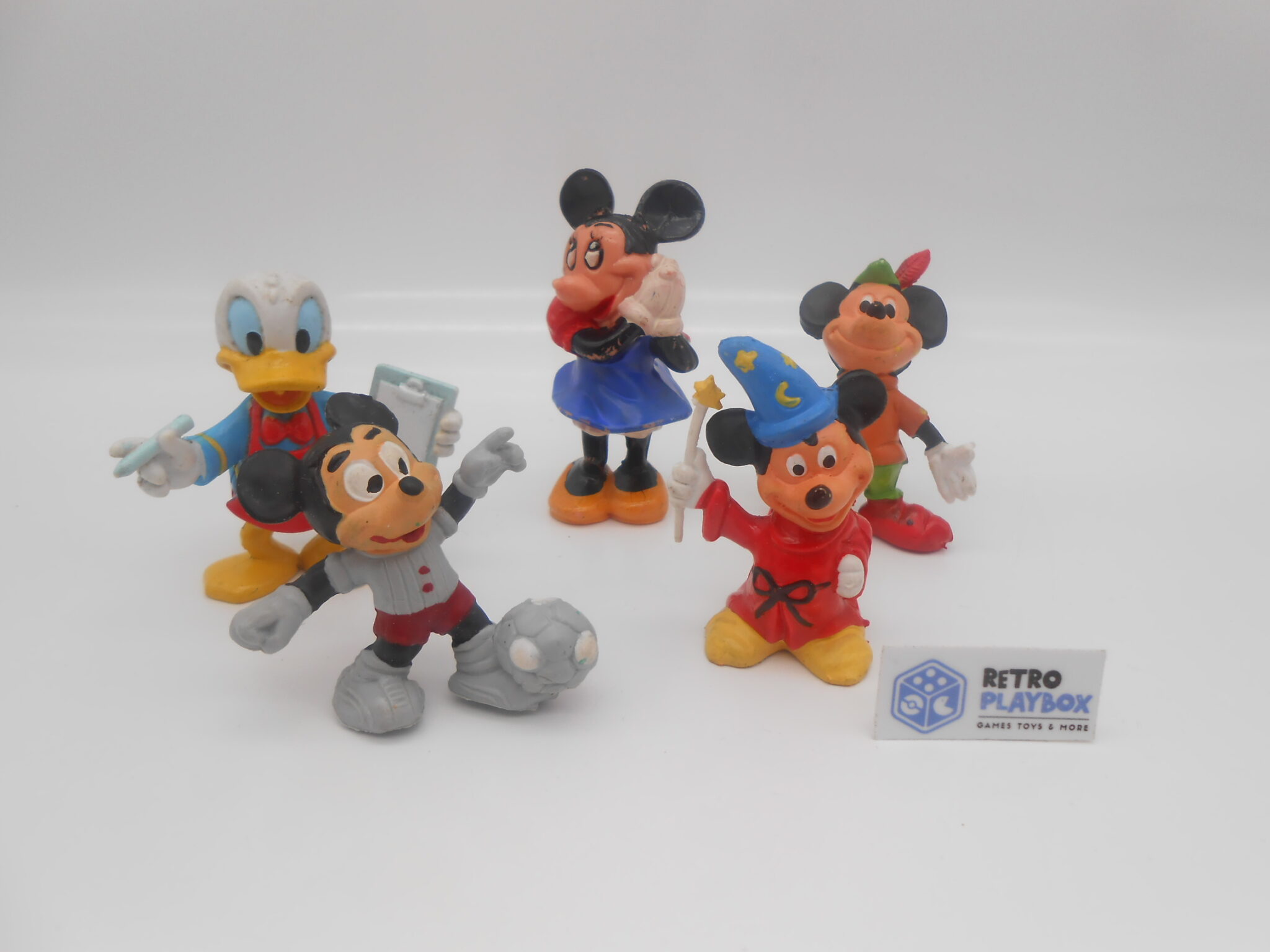 5 Vintage Figuren Disney Donald Duck Micky Maus 80er