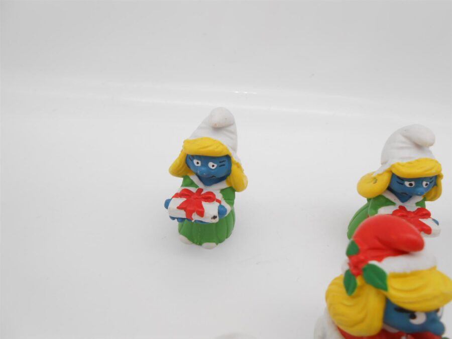 6 Schlümpfe Weihnachten Geschenke Zuckerstange Schlumpfine Papa Schlumpf