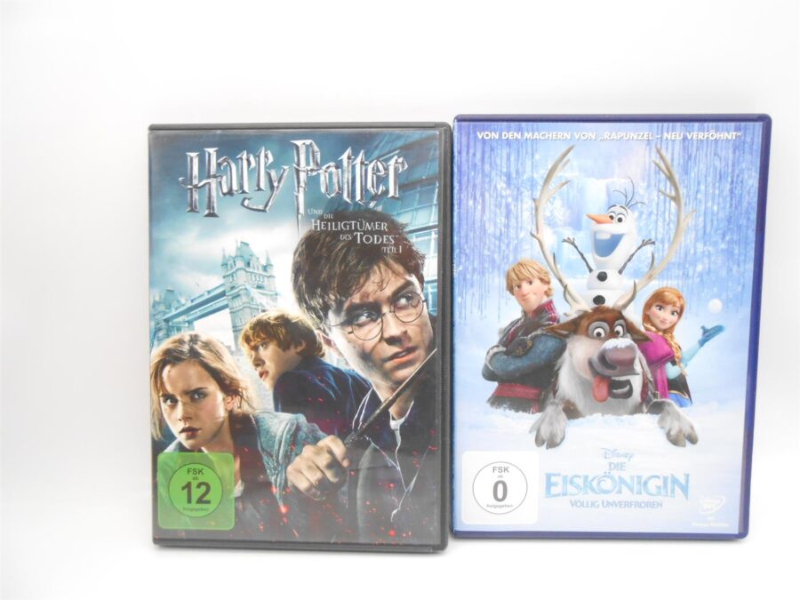 9 Stück Blu-Ray & DVD Konvolut Deutsch Harry Potter Stromberg Wrestler
