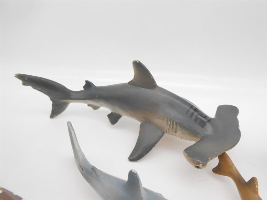 9 Vintage Bullyland Meerestiere Konvolut Hai Robbe Delfin Krake Wahl