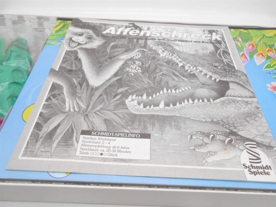 Affenschreck Schmidt Spiele1988 Krokodile & Affen Brettspiel Vollständig