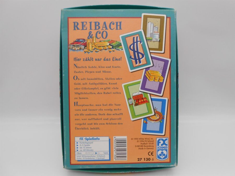 Alan R. Moon: REIBACH & CO FX Schmid Brettspiel - Unvollständig