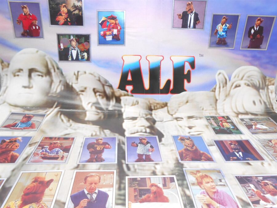 ALF Sticker Album Panini Vollständig +Poster Alien Productions 1989 Retro