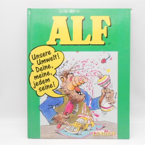 ALF Unsere Umwelt! Deine, Meine Jedem Seine! Buch 1990 Vintage