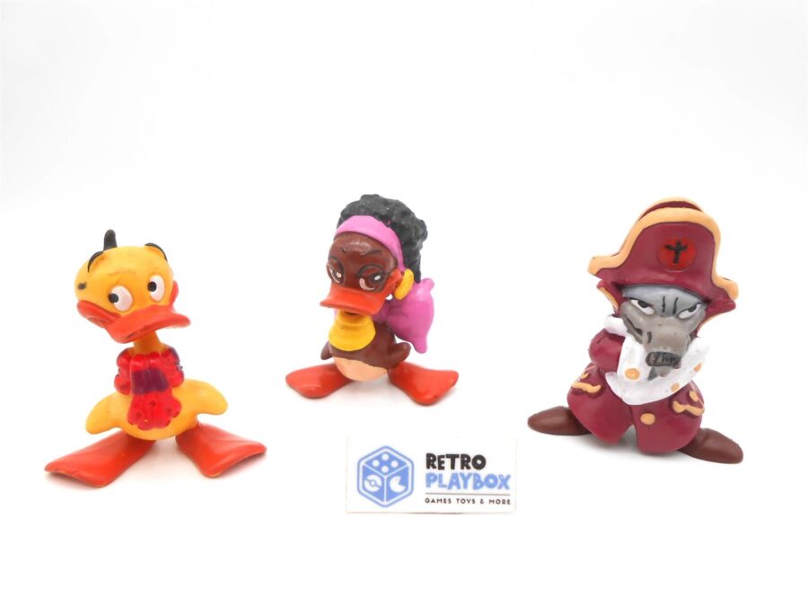 Alfred J. Kwak + Winnie Wanna + Rabe Krah Figuren Schleich 1990