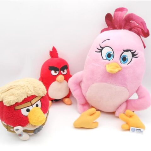 Angry Birds Plüsch Bundle Milka, Star Wars Rot Weiß Pink Stofftier