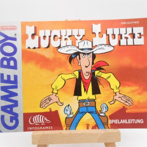 Anleitung/ Heft Nintendo Game Boy Lucky Luke Retro