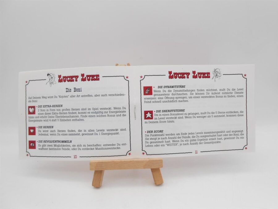 Anleitung/ Heft Nintendo Game Boy Lucky Luke Retro