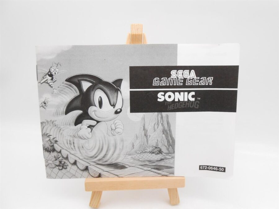 Anleitung/ Heft Sega Game Gear Sonic the Hedgehog 1 & 2 Retro