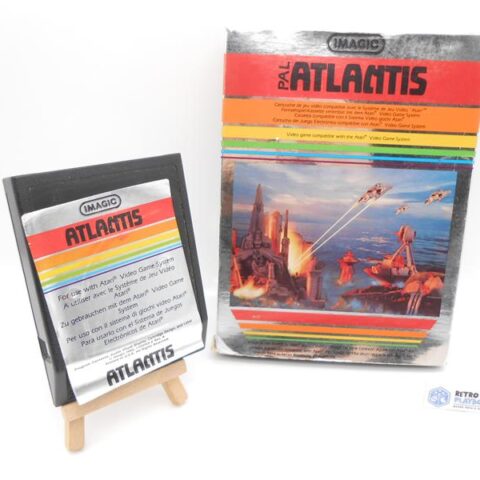 Atari 2600 ATLANTIS mit OVP Spiel Game Vintage Retro