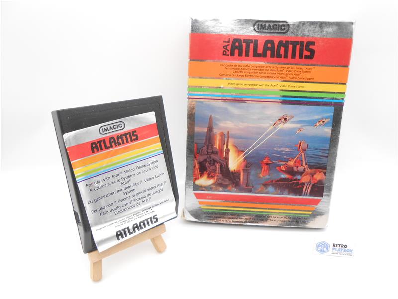 Atari 2600 ATLANTIS mit OVP Spiel Game Vintage Retro
