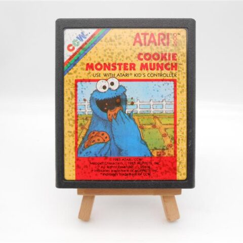 Atari 2600 Cookie Monster Munch Krümelmonster Spiel Game Vintage Retro