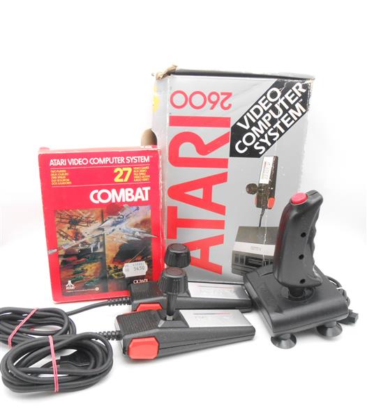 ATARI 2600 Konsole + COMBAT & Zubehörpaket