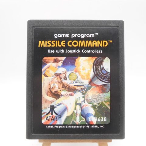 Atari 2600 MISSILE COMMAND Spiel Game Vintage Retro 80er