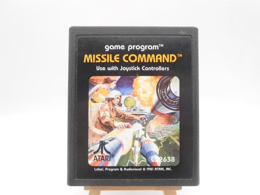 Atari 2600 MISSILE COMMAND Spiel Game Vintage Retro 80er