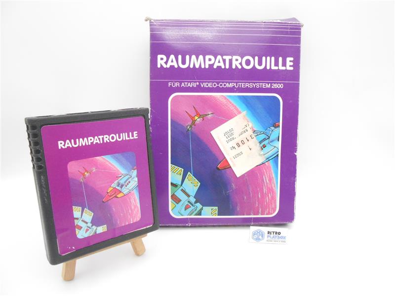 Atari 2600 RAUMPATROUILLE mit OVP Spiel Game Vintage Retro
