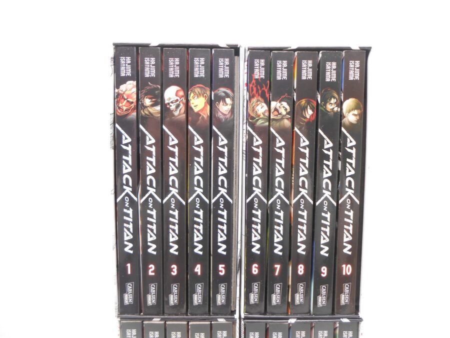 ATTAK ON TITAN Manga 4 Schuber Band 1-20 Hajime Isayama Comic Carlsen