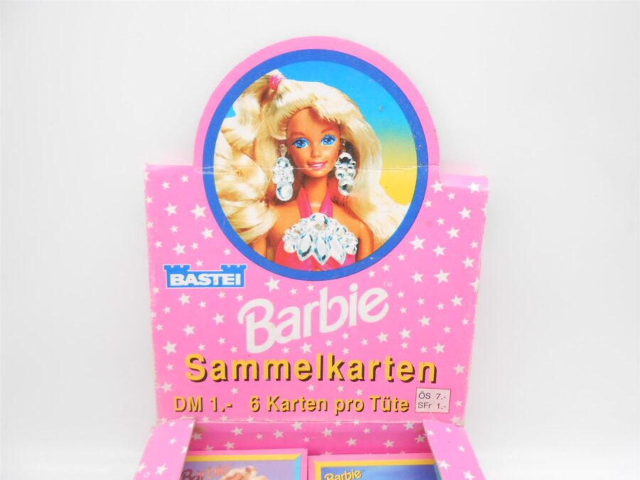 Barbie Sammelkarten ca. 300 Stück mit Original Box/ Display Mattel Bastei