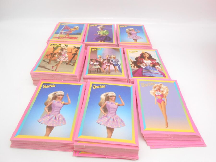 Barbie Sammelkarten ca. 300 Stück mit Original Box/ Display Mattel Bastei
