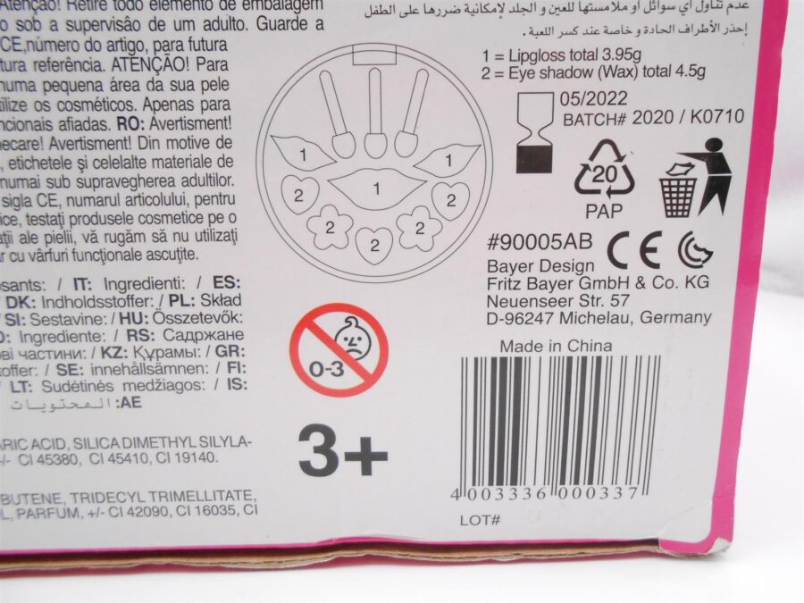 Bayer Design Frisierkopf Schminkkopf Super Model 27cm Zubehör ab 5J.