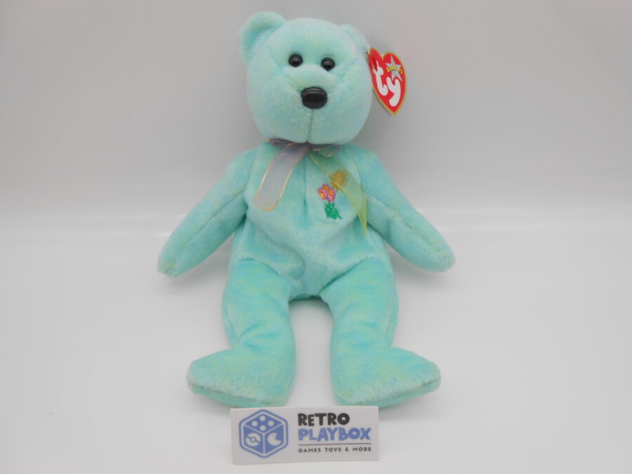 Beanie Baby Ty "Ariel Bear Teddy" 2000 Ohr-Tag Neu Rare Retro