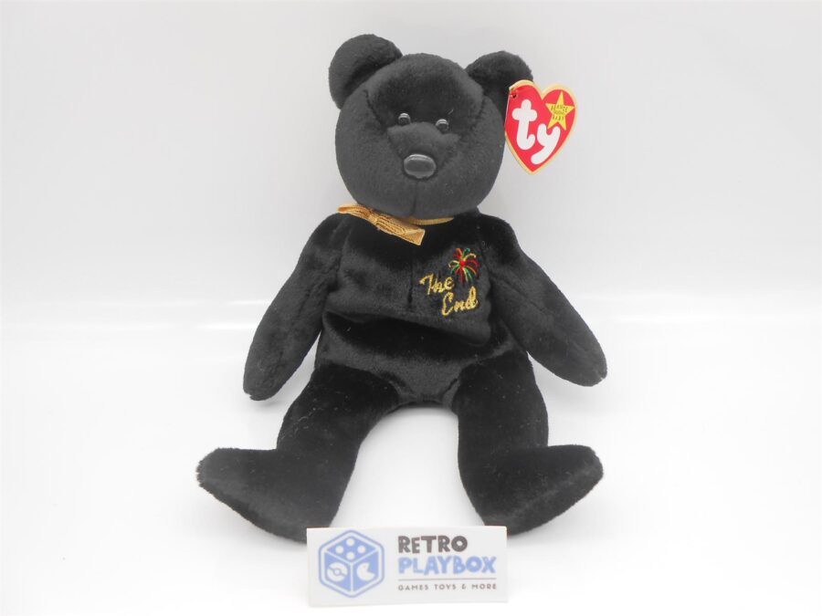 Beanie Baby Ty "The End" 1999 Ohr-Tag Neu Rare Retro