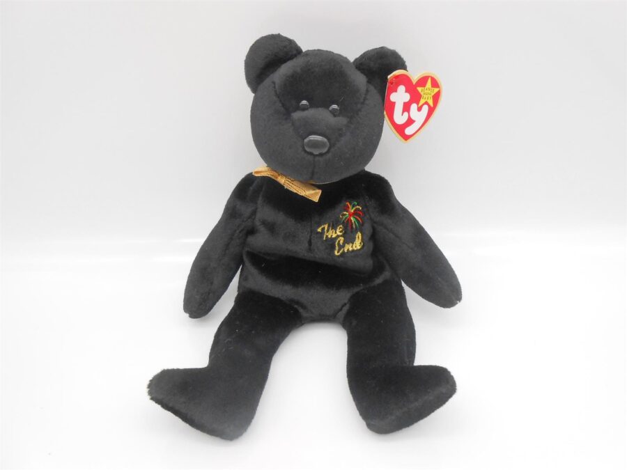 Beanie Baby Ty "The End" 1999 Ohr-Tag Neu Rare Retro