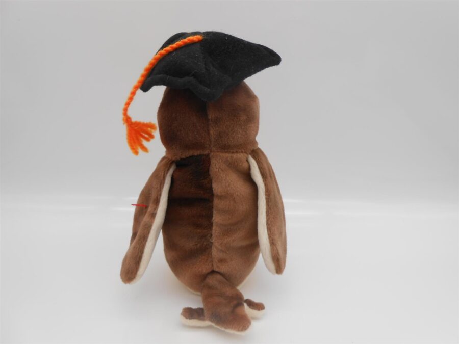 Beanie Baby Ty "WISE" 1998 Retro Vintage