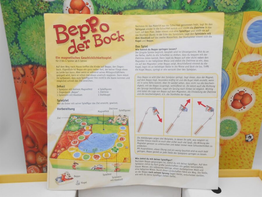 Beppo der Bock Kinderspiel des Jahres Magnetspiele vollständig