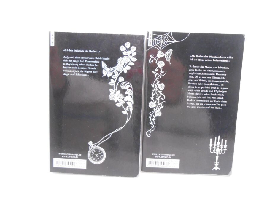 Black Butler Manga, Band 1-2, Carlsen Manga, Deutsche Ausgabe