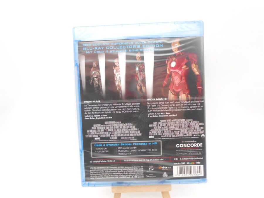 Blu-ray Iron Man + Iron Man 2 Collector´s Edition Neu OVP