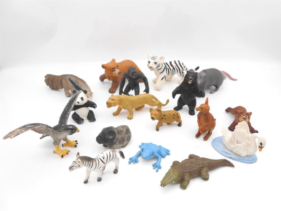 Bullyland 17 Vintage Figuren Set Tiere 90er Wildtiere Bundle