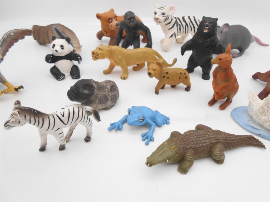 Bullyland 17 Vintage Figuren Set Tiere 90er Wildtiere Bundle