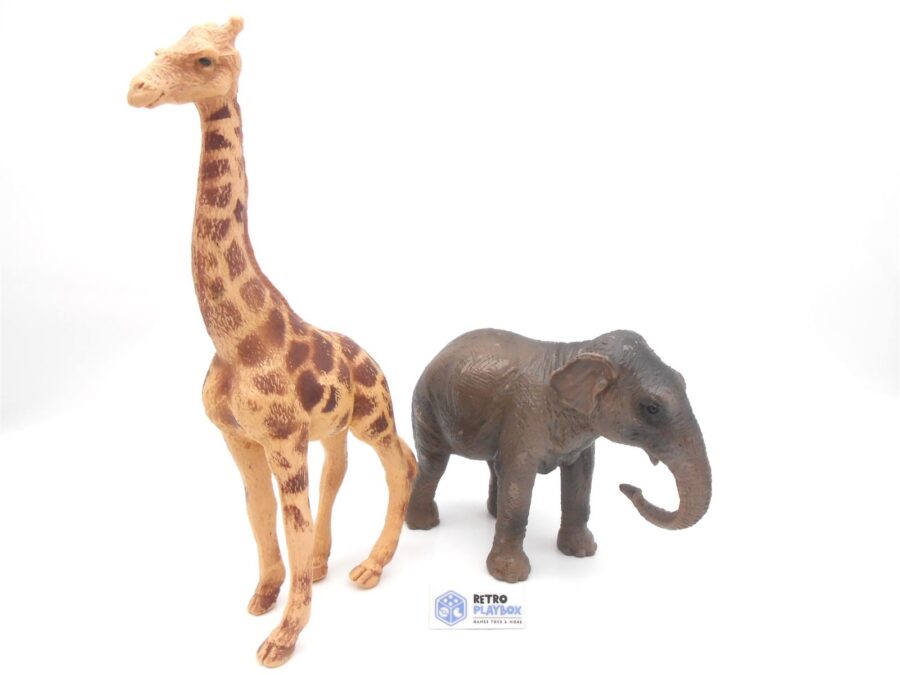 Bullyland Giraffe & Indischer Elefant Tier Zoo 10-20cm groß