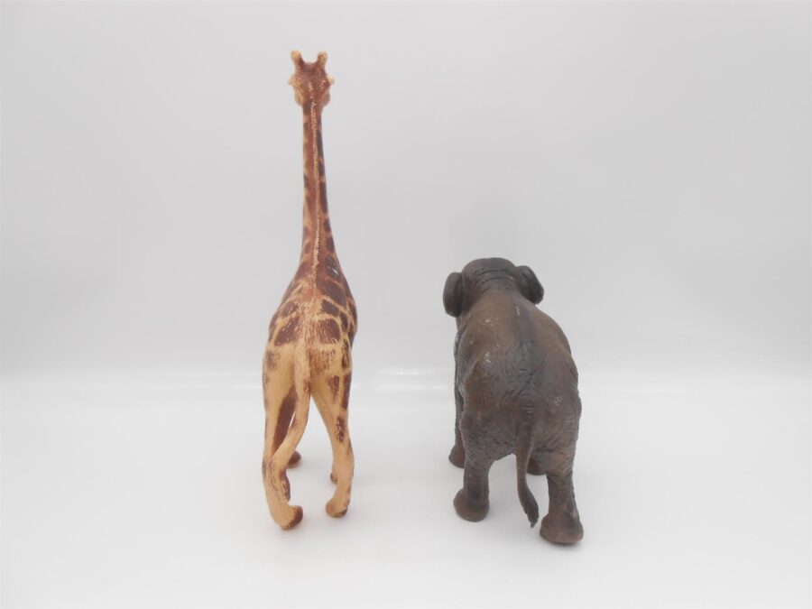 Bullyland Giraffe & Indischer Elefant Tier Zoo 10-20cm groß