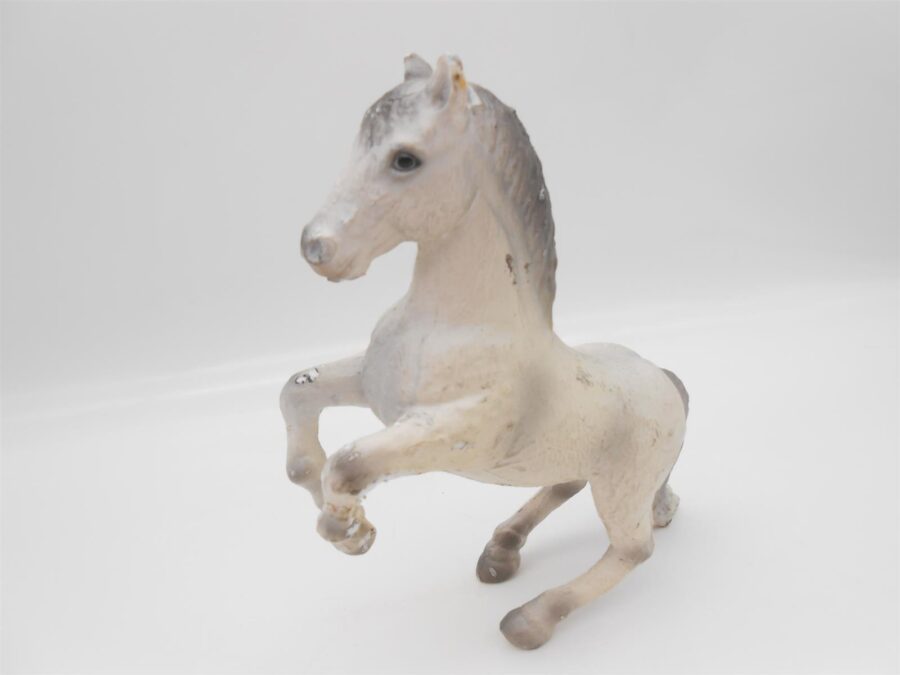 Bullyland Pferd Weiß Figur Vintage Größe 13x11cm