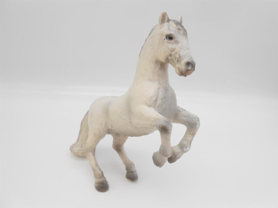 Bullyland Pferd Weiß Figur Vintage Größe 13x11cm